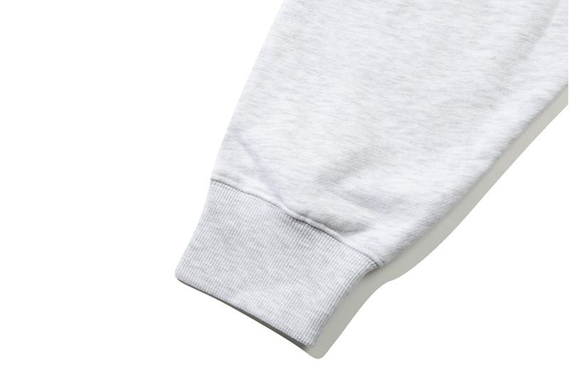 RECENT LOGO HOODIE_LIGHT GREY