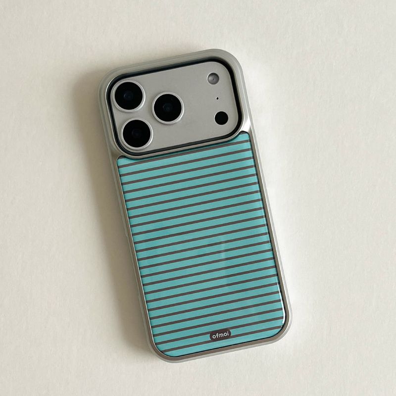 ofmoi（オブモイ）の「mint choco silver epoxy phone case（Smartphone Accessories）」