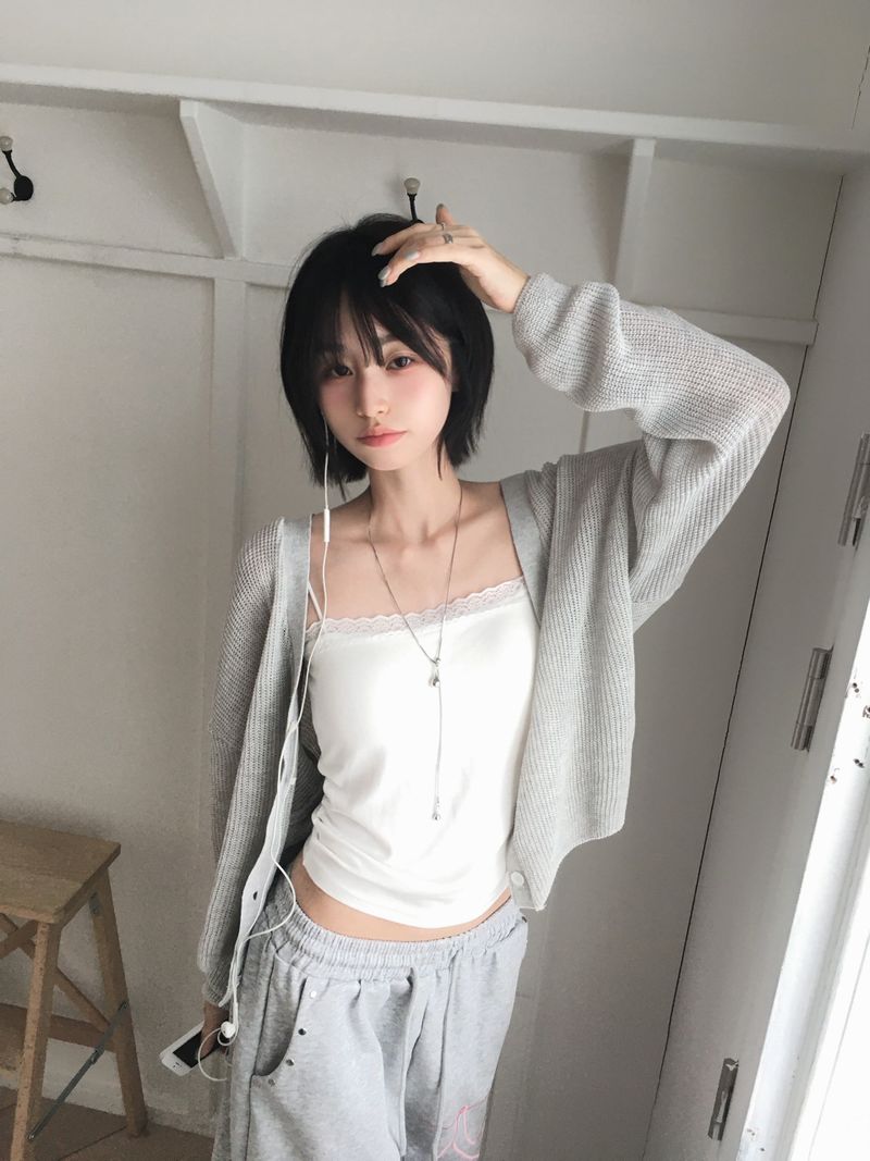 Forb Linen Hacci V-Neck cd