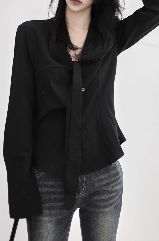 Berl Scarf Blouse
