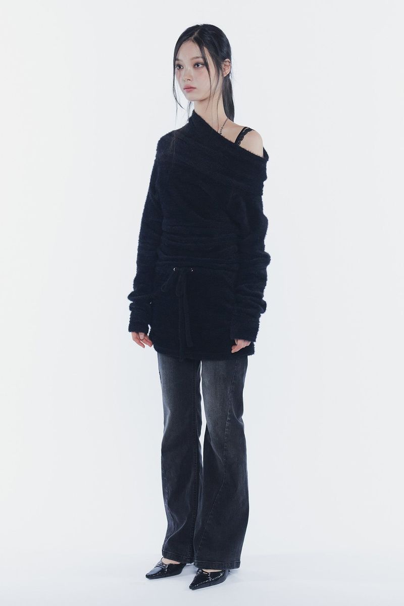 MISTY LOOSE DRESS black