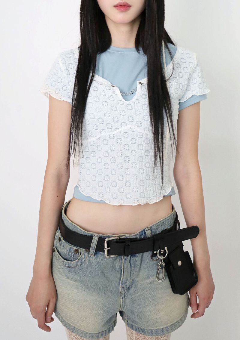 privatelookbook（プライベートルックブック）の「Melo Chain T-Shirt（Tops）」