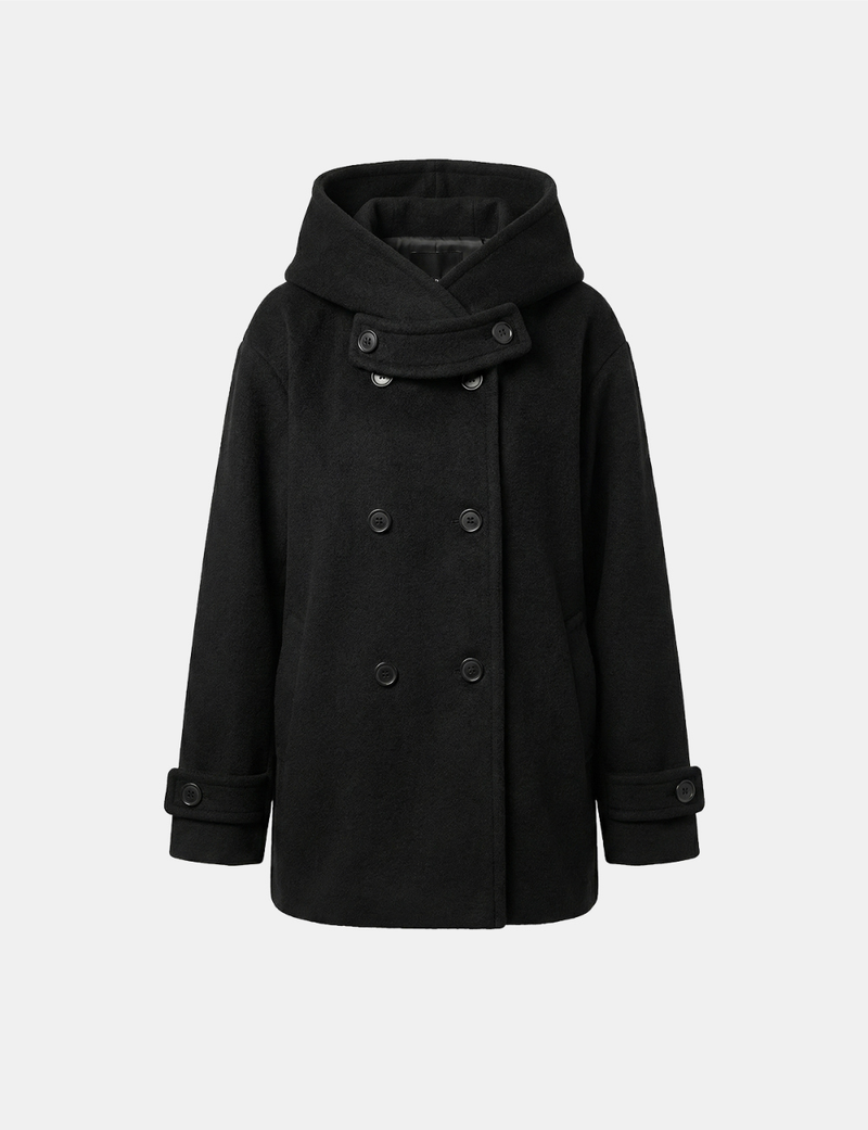 Oslo Hooded Double Coat