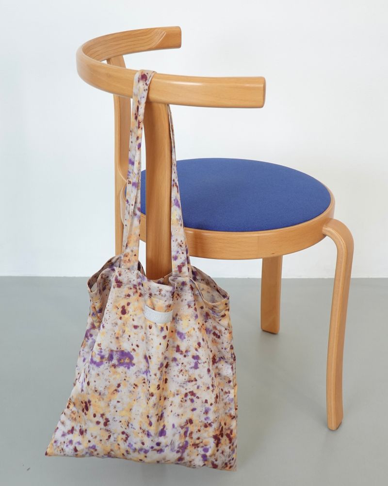 Water color tote bag_purple