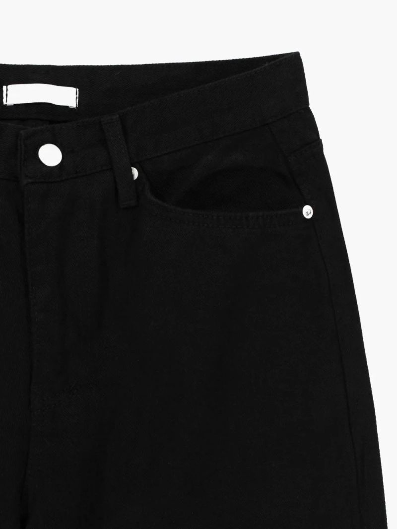 LMN Herit Bootcut Semi-Wide Cotton Pants (2 colors)