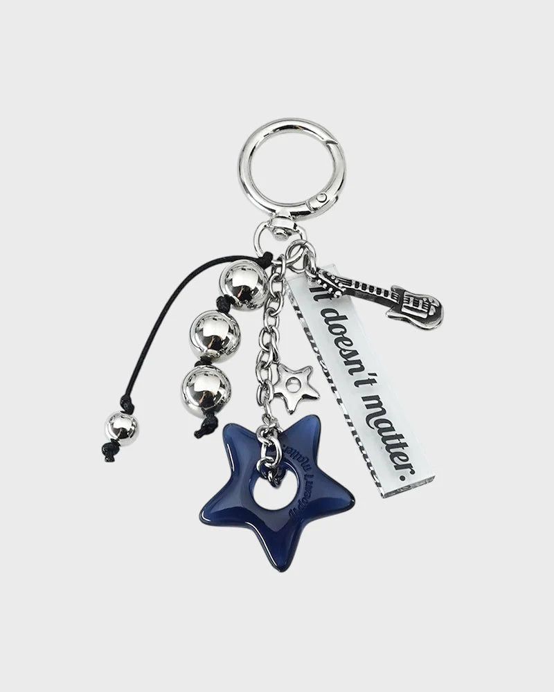 it doesn't matter.（イットダズントマッター）の「 [STAR] ロックスターバッグチェーン (Navy) （トイ/キーホルダー）」