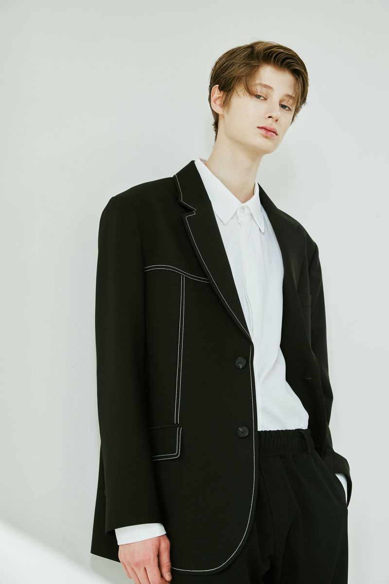 HALF STITCH SINGLE BLAZER
