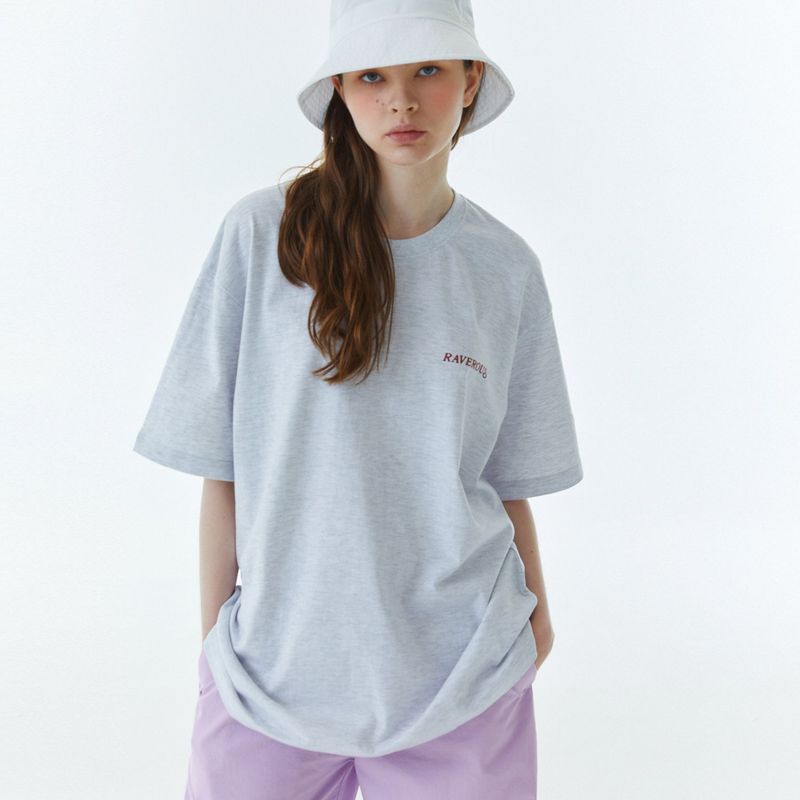 Shape Logo T-Shirt Melange Gray