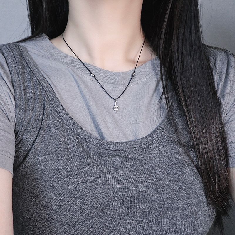 starlight crystal string necklace
