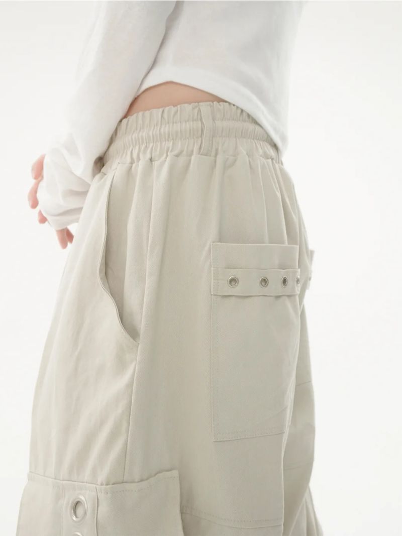 サンド アイレット カーゴ パンツ -4C