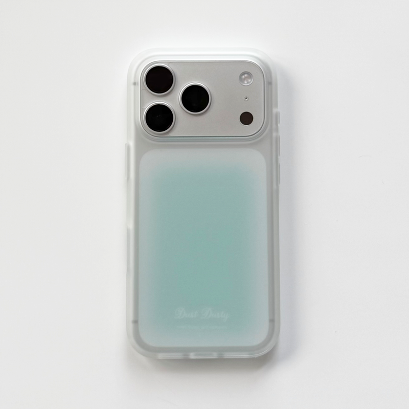 [반투명] mint syrup case