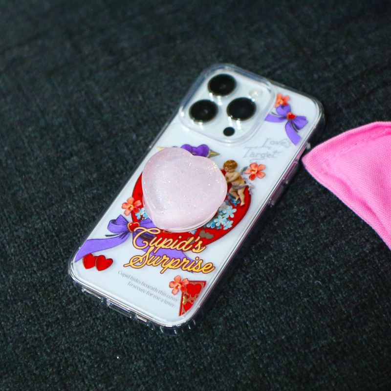 【MADE】glitter Heart Smart Tok / Pesto 23.