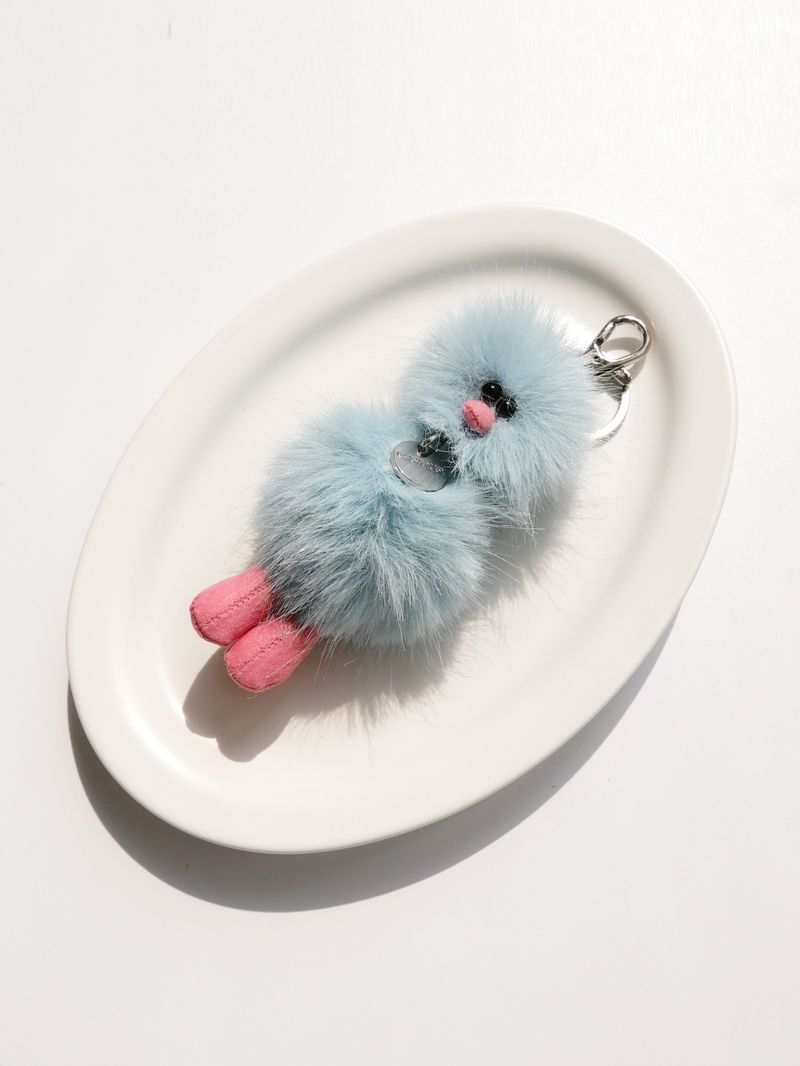 Cosymosy Mini Bird Keyring - Sky Blue