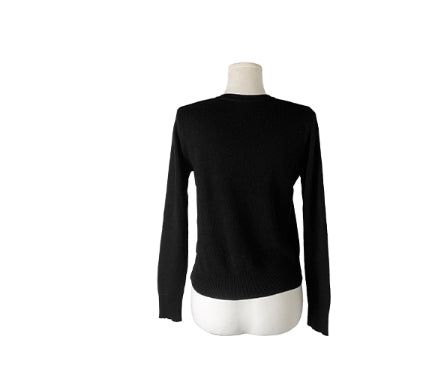 Theco Round Button Knit Cardigan