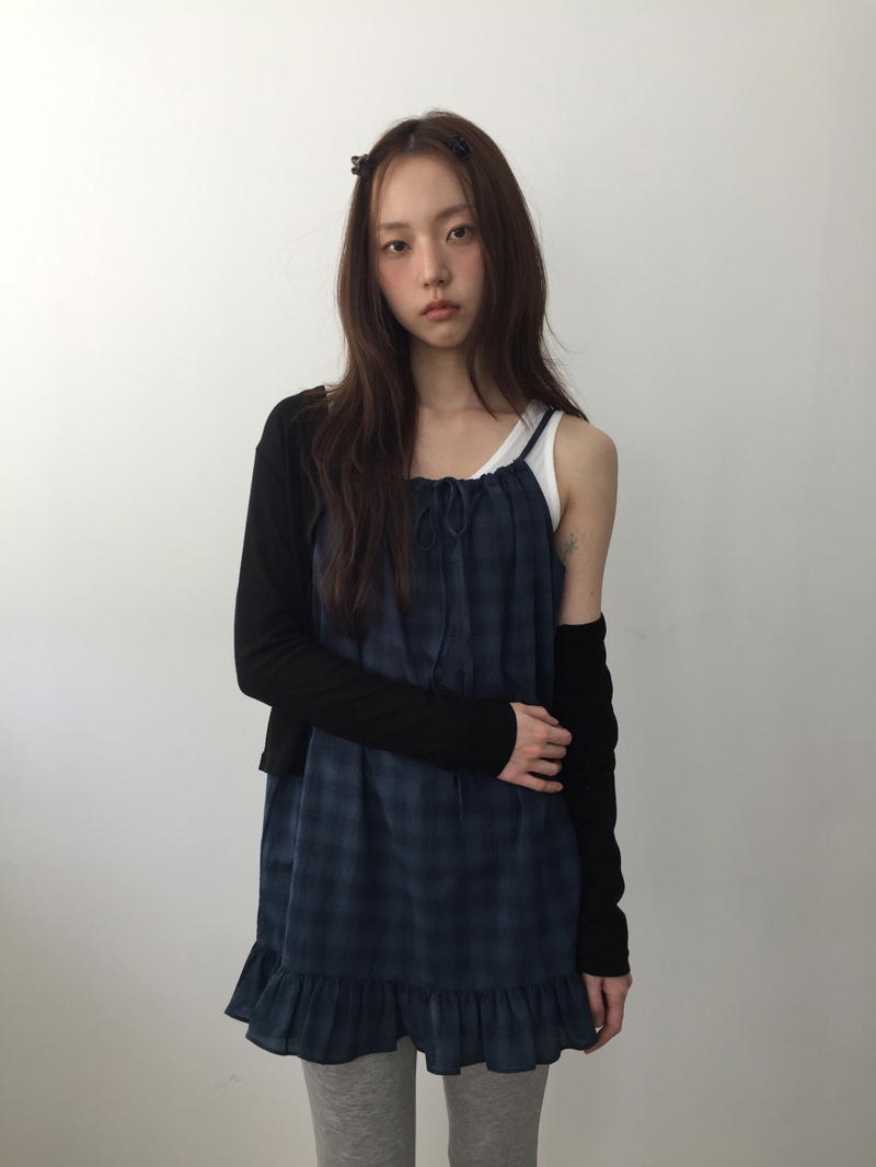Classic Henry Button Sleeveless (4color)