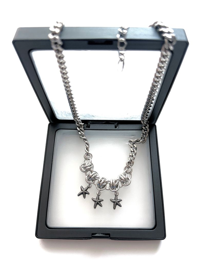3 starfish necklace