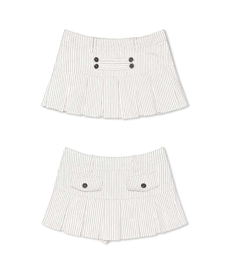 leon pleats mini sk (3colors)