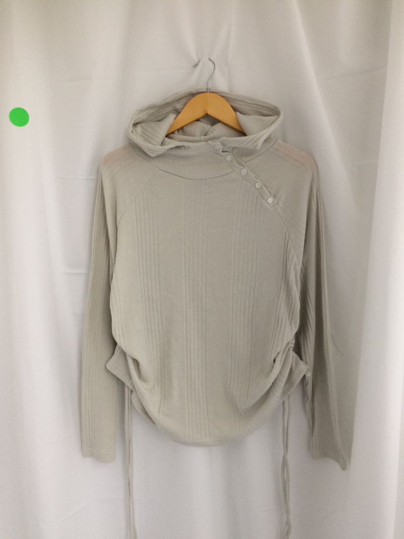 Lenny Shirring High-Neck Knitwear