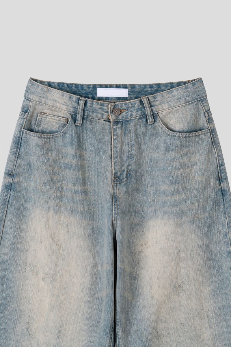 Step tin yellow denim