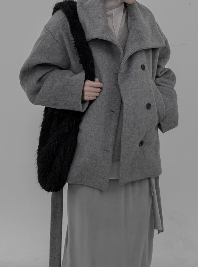 Poodle Wide Fur Shoulder Bag