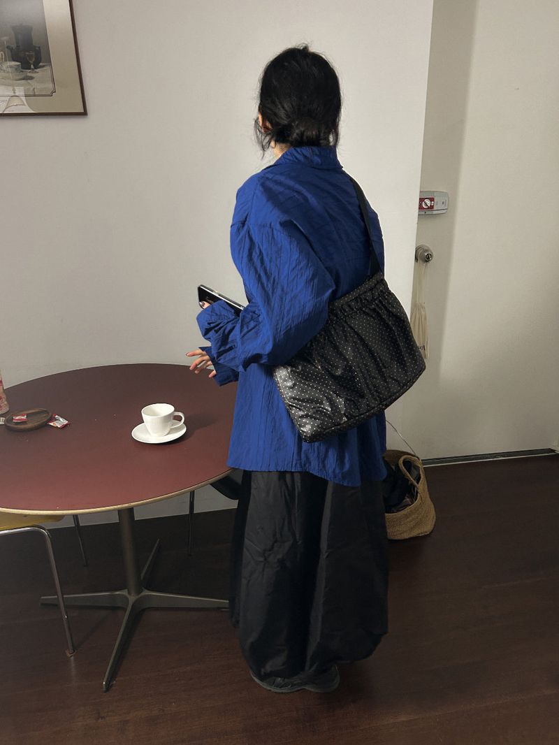 (2color) padding dot bag