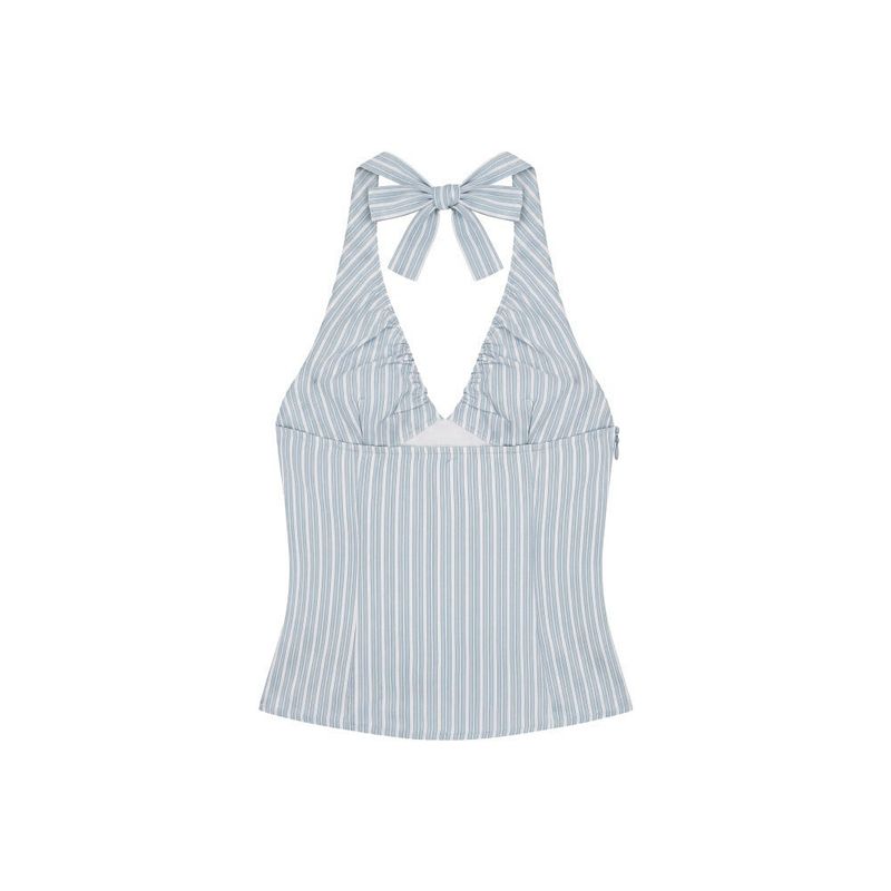 Celia Stripe Halter Top