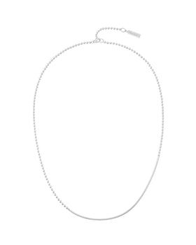 Round Snake & Ball Chain Necklace