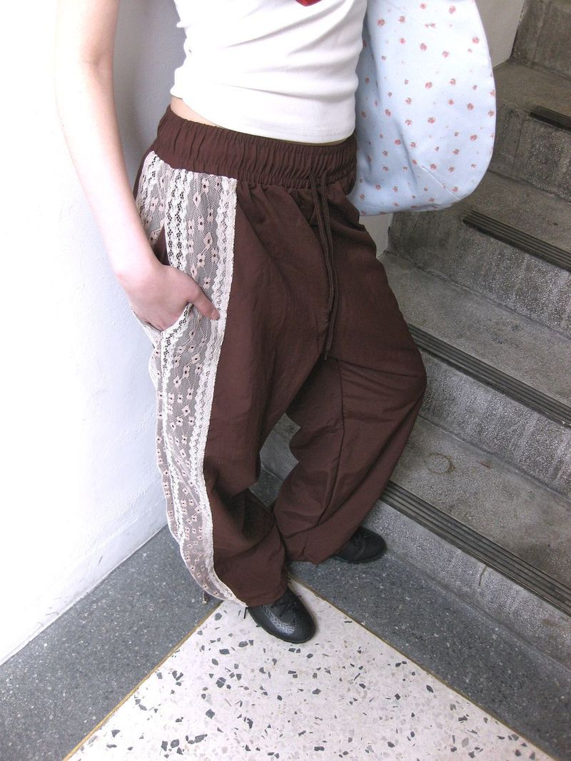 Haro Lace Nylon Jogger Pants.