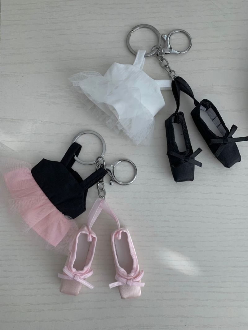 Ballet Tutu&Shoes Keyring
