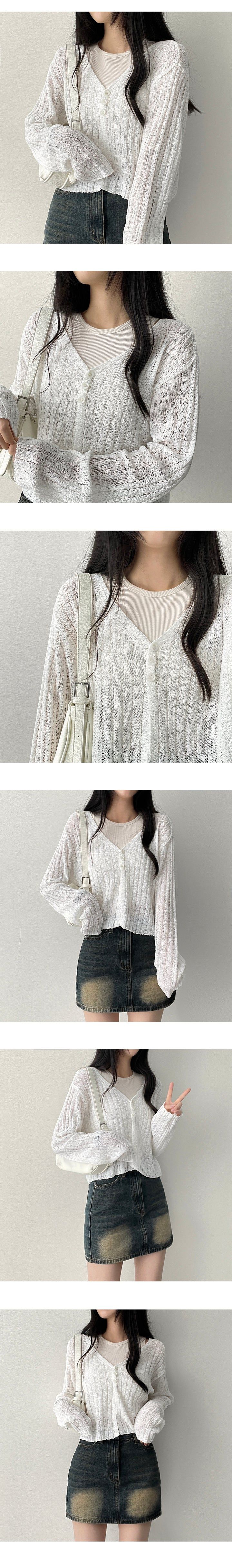 Lark cropped fine ribbed plain sleeveless top