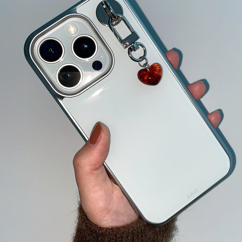 [MADE] VANILA PHONE CASE (magsafe epoxy silver bumper)