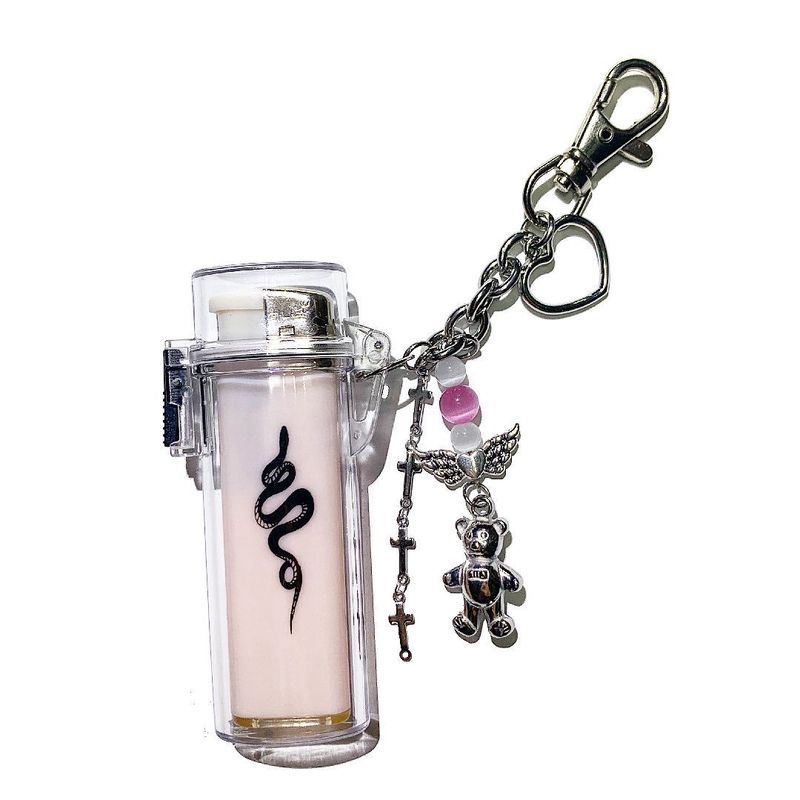 3amgang（スリーエイエムギャング）の「Pink bear lighter case keychain（Toys/Key Holders）」
