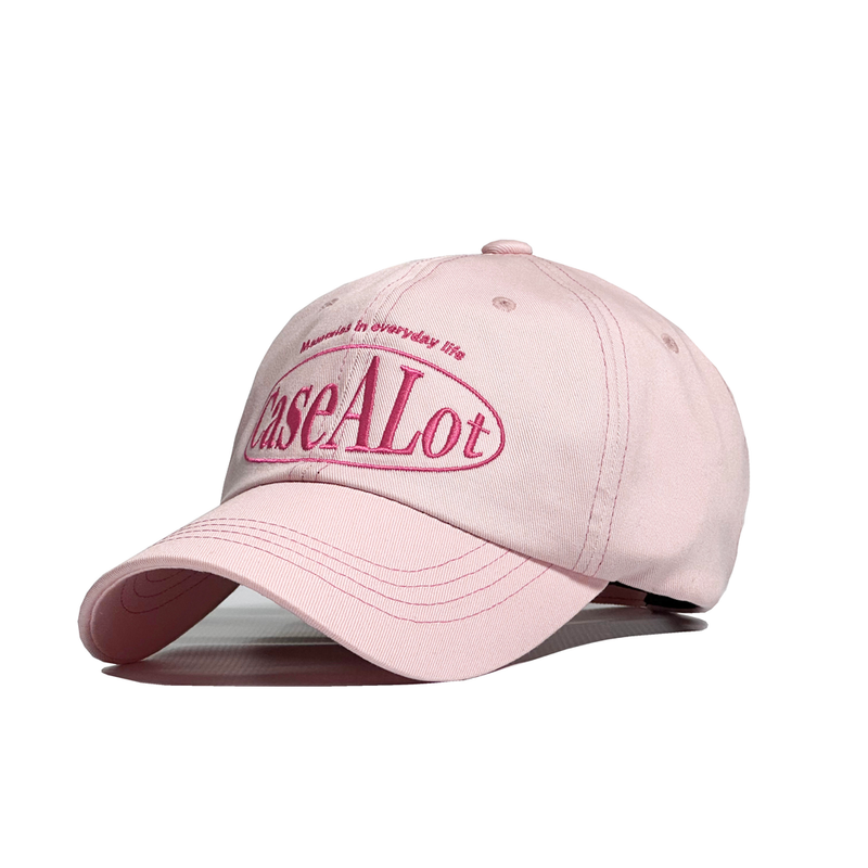 CASEALOT（ケースアロット）の「Circle logo ball cap - Pastel pink（Hats）」