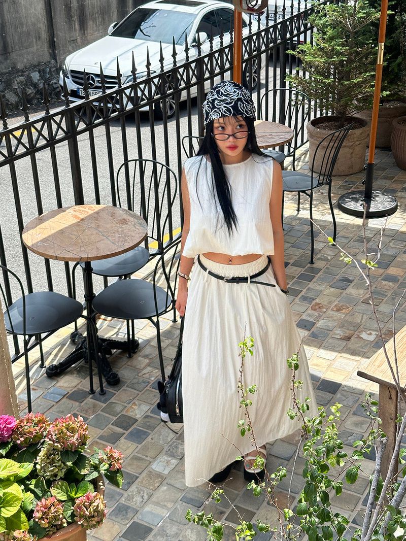 Pumpkin Belt SET Long skirt