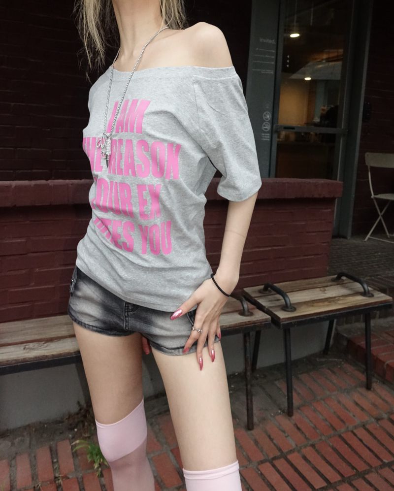 Skull Back Washed Shorts