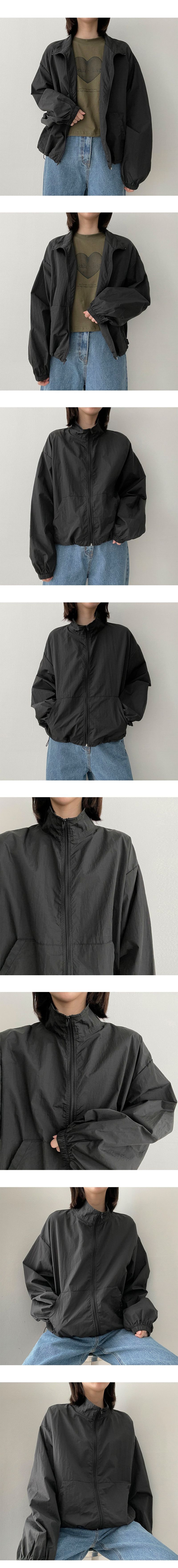Noco String High-Neck Windbreaker