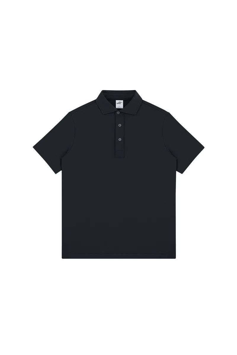 Silk Linen Polo Shirt