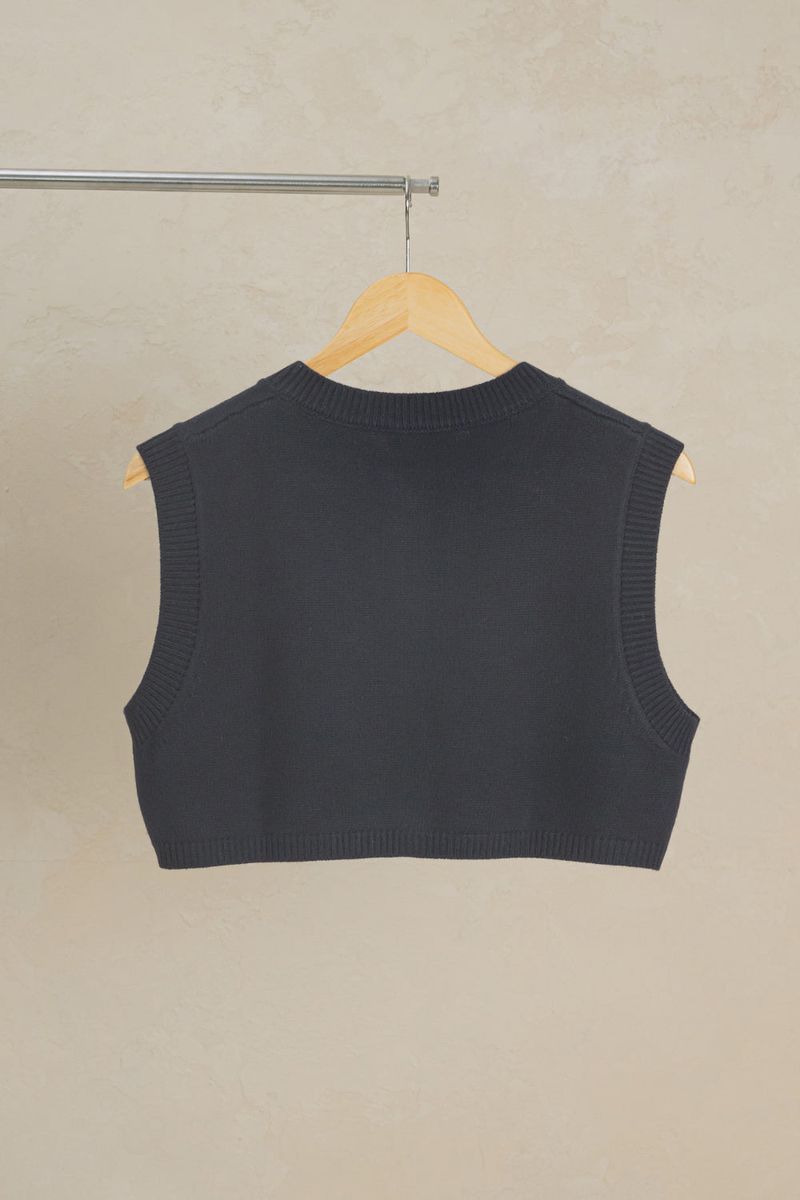 [MADE] Navy Crop Vest FREE