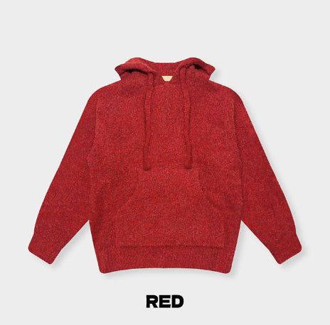 Raise Boucle Knit Hood