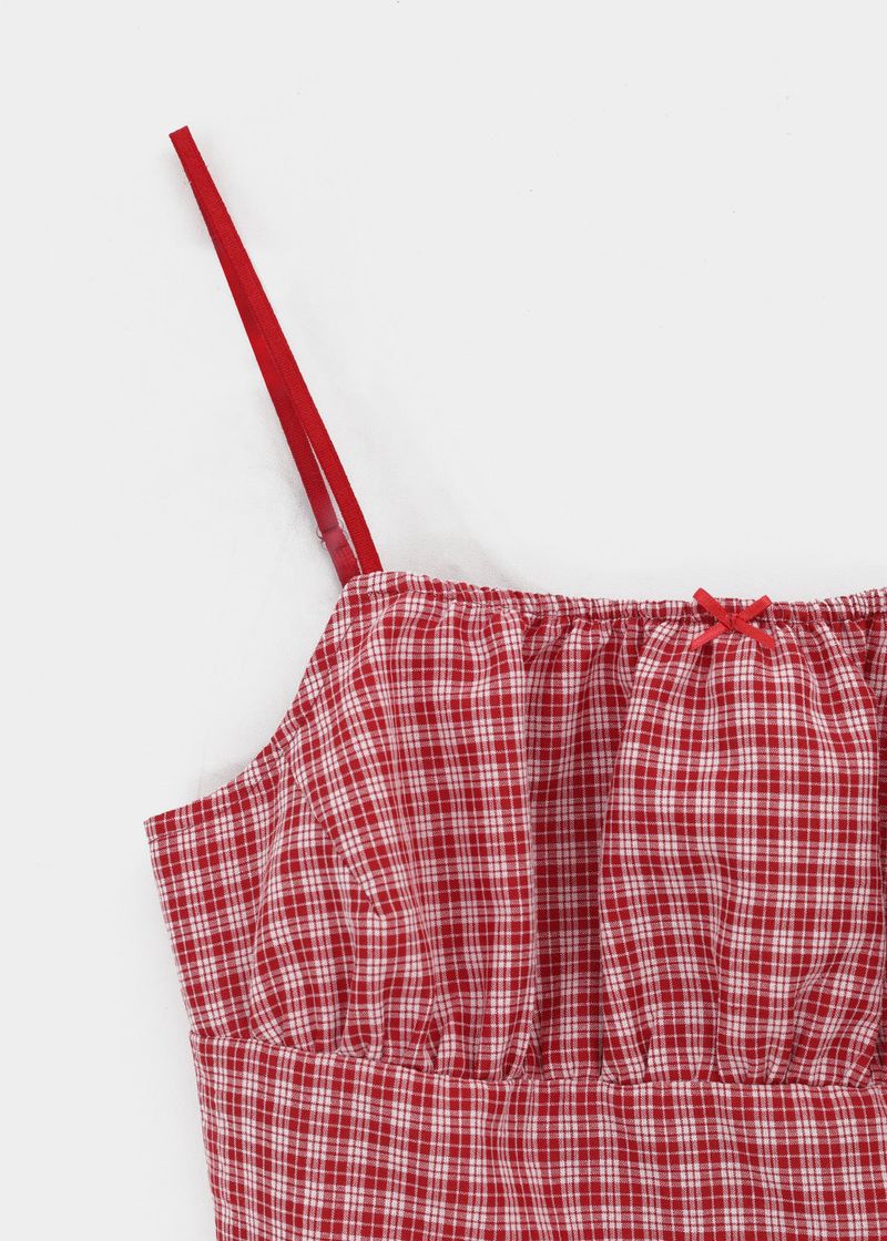 [MADE] Cotia Check Sleeveless Blouse