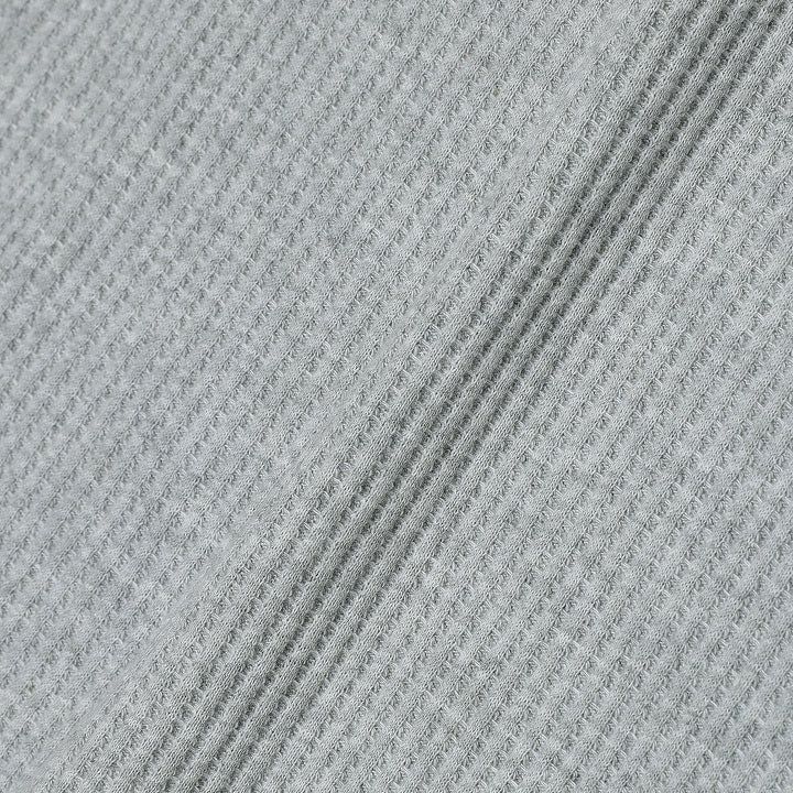 PATCH WAFFLE HENLEY NECK Long sleeves(JTOWHL-0001)