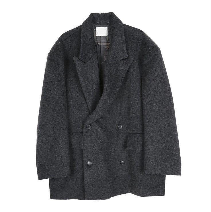 No.0527 over shoulder double half COAT