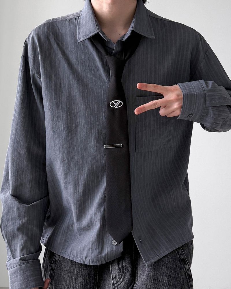 YOURNUS Signature Logo Tie