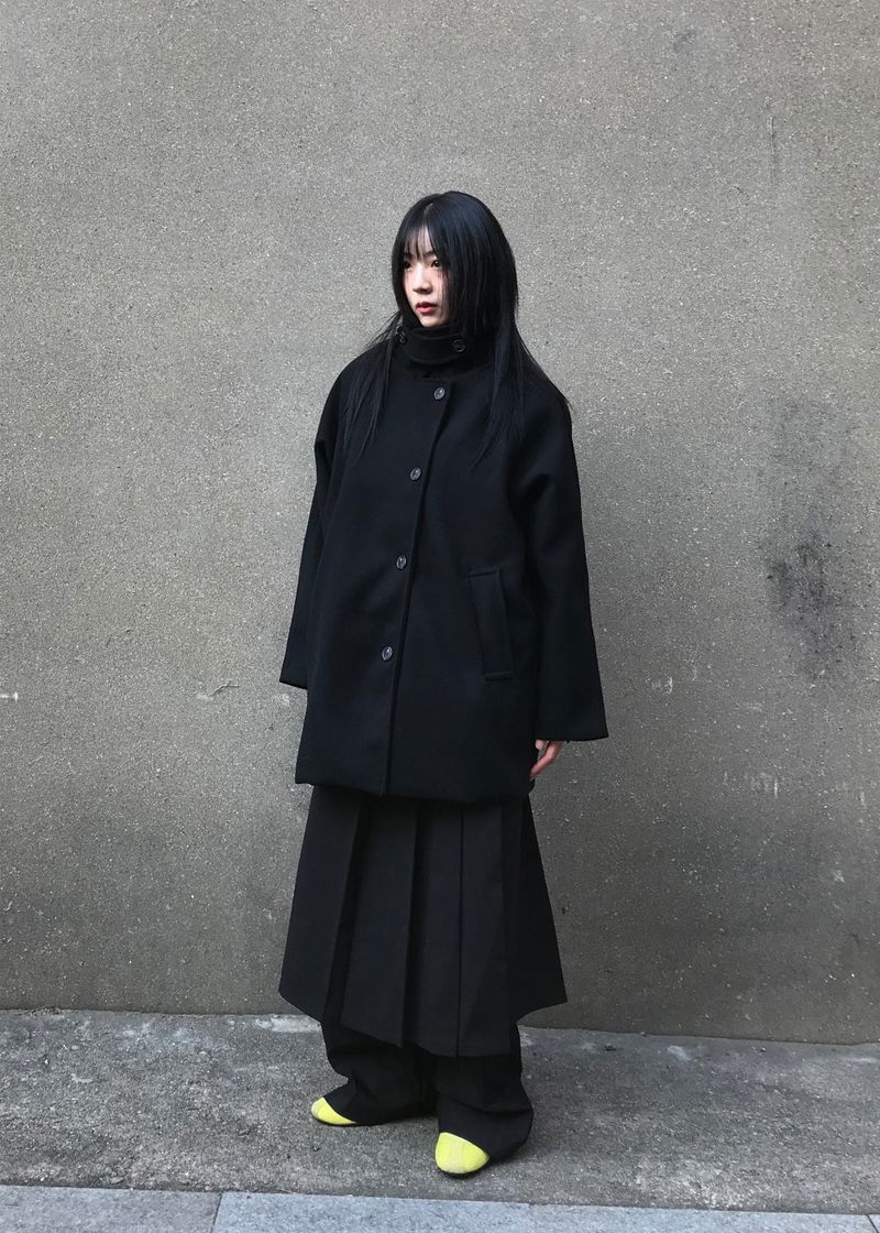  HIGHNECK HALF COAT