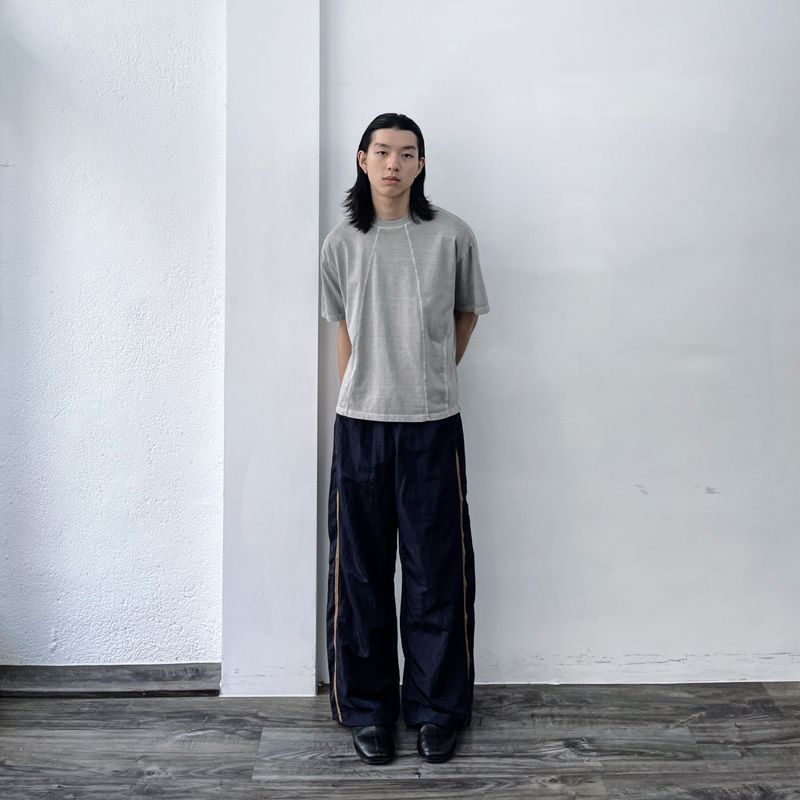 Cool Haze Curved Seam Tee