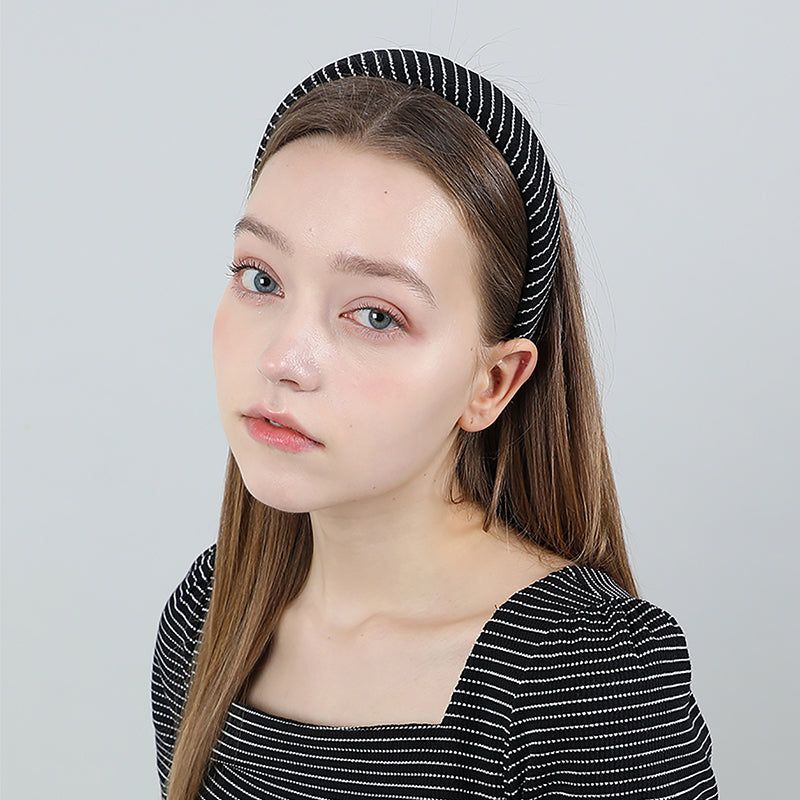 cattline（カトリーヌ）の「モダンストライプヘアバンド（ヘアアクセサリー）」