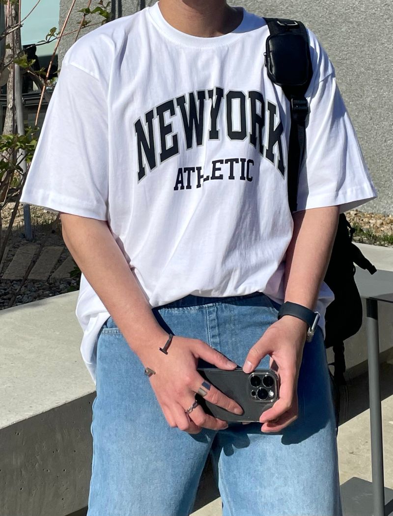 [MADE]NEVERDOWHY NEWYORK PRINTING T-SHIRTS