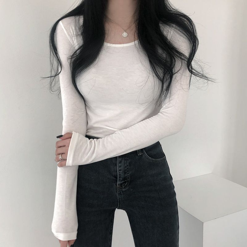 フリースドスクープネックトップ