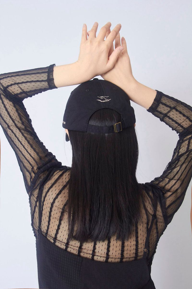 EMBROIDERY WASHED CAP