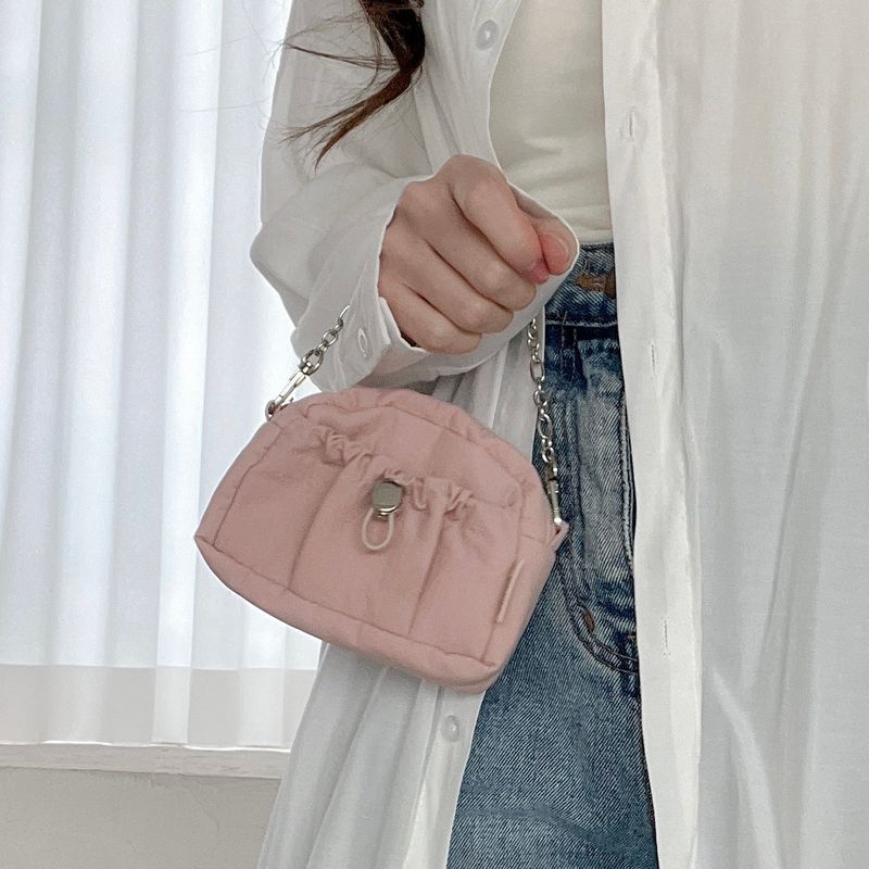 Card Wallet Mini Chain Bag-PINK
